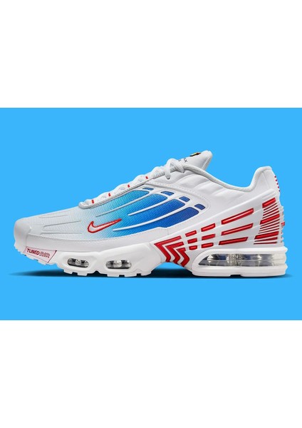 Air Max Plus 3 Vivid Blue Gradient Unisex Beyaz Spor Ayakkabı -(FN3411-100) modelleri