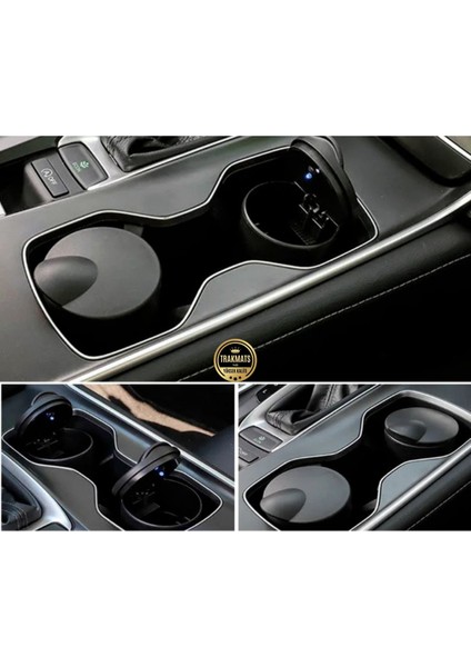 Citroen C5 Aircross 2017-2018-2019-2020-2021-2022-2023-2024-2025 Mavi Işıklı Kapaklı Küllük