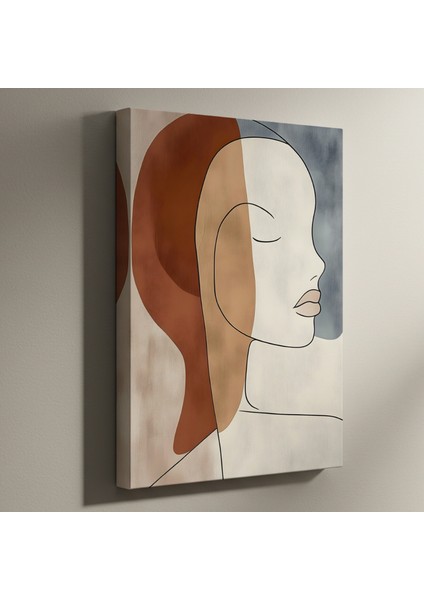 Soyut Kadın Portresi Tablosu