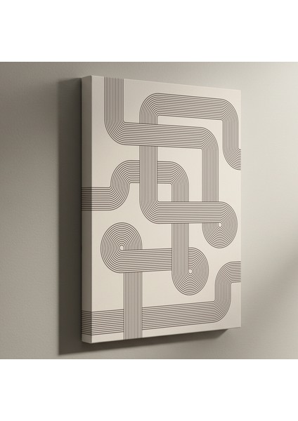 Retro Geometrik Desen Tablosu