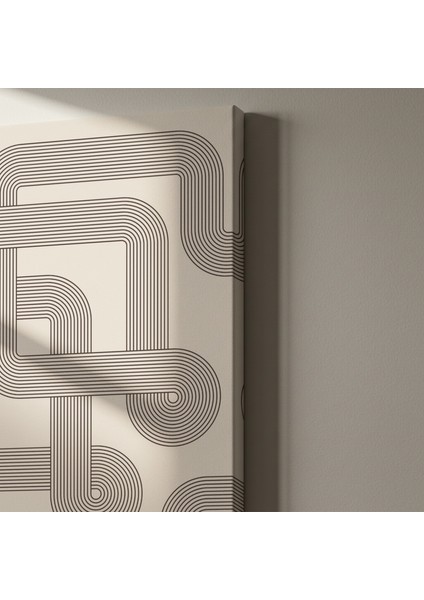 Retro Geometrik Desen Tablosu indirimleri