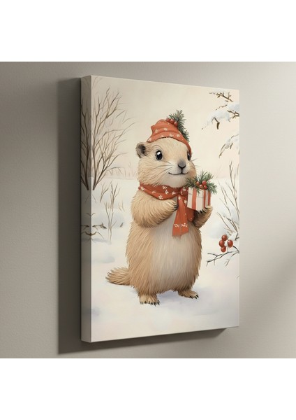 Sevimli Kışlık Hayvan Tablosu