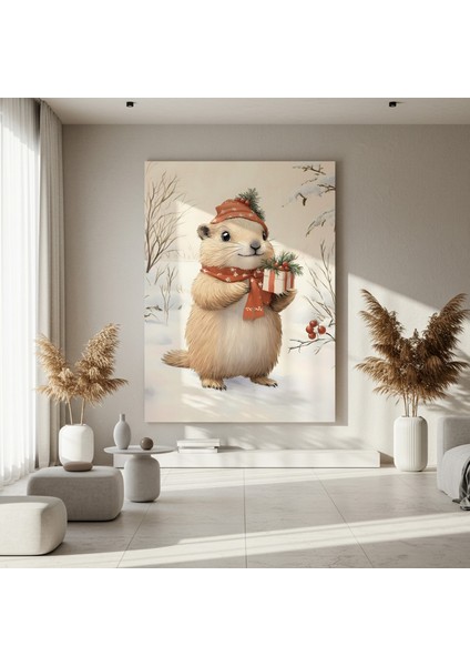 Sevimli Kışlık Hayvan Tablosu fırsatları