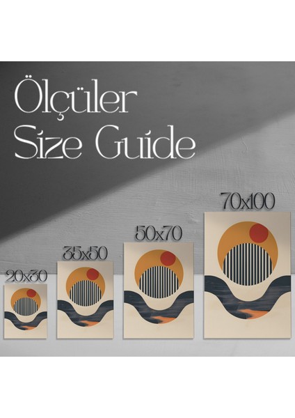 Soyut Geometrik Desenler Tablosu modelleri