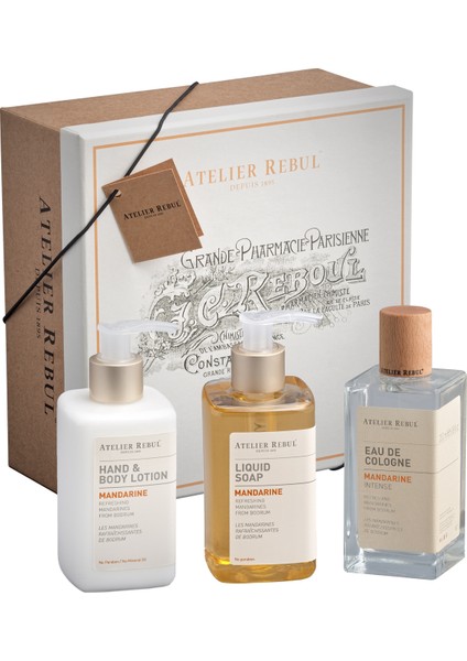 Mandalina 80° Kolonya Hediye Seti