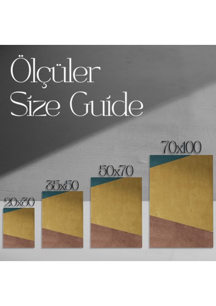 Geometrik Soyut Sanat Tablosu modelleri