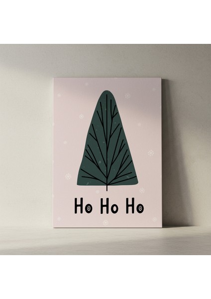 Ho Ho Ho Noel Kış Ağacı Tablosu fiyatları