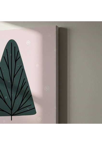 Ho Ho Ho Noel Kış Ağacı Tablosu indirimleri