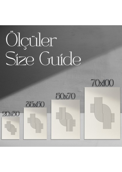 Geometrik Soyut Sanat Tablosu modelleri