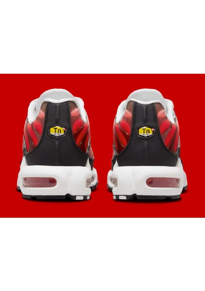 Air Max Plus White Black University Red Unisex Spor Ayakkabı - (HM9611-100) fiyatları