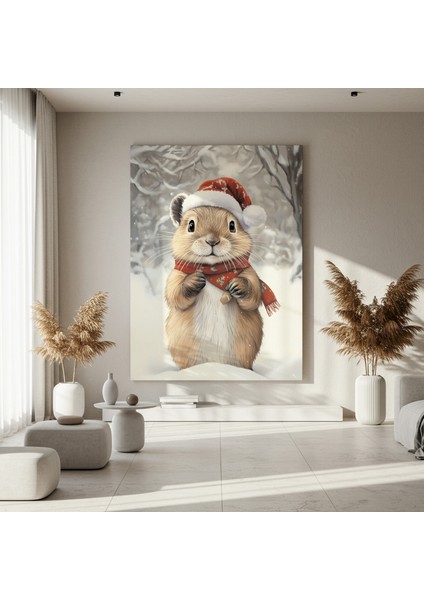 Sevimli Noel Hayvanı Kış Tablosu fırsatları