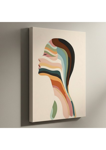 Soyut Kadın Portresi Tablosu