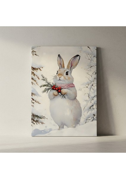 Kış Tavşanı Noel Hayvanları Tablosu fiyatları
