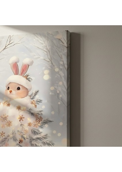 Noel Tavşanı Kış Ormanı Tablosu indirimleri