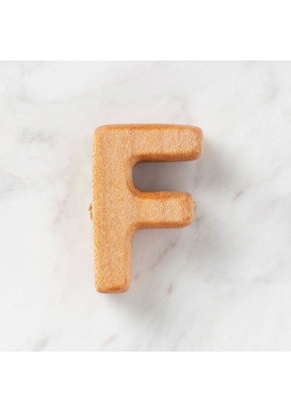 Hobi Baby Organik Ahşap Harf - F