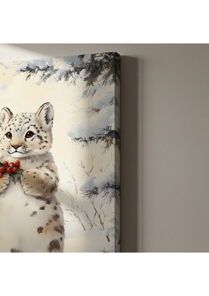 Kardan Adam ve Kar Leoparı Noel Tablosu indirimleri