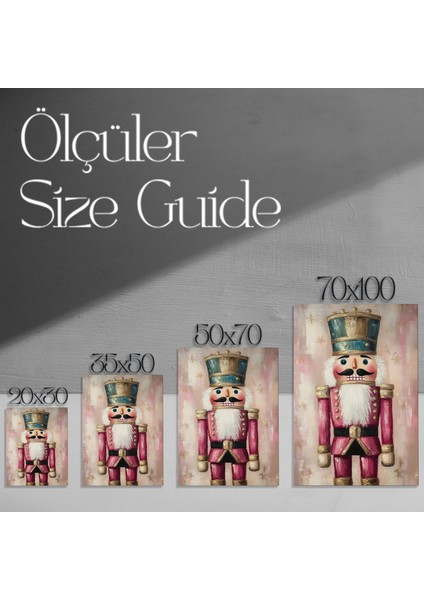 Pembe ve Altın Fırfırlı Kırlangıç Kralı Noel Baba Tablosu modelleri