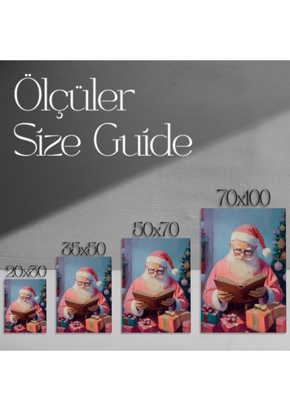 Noel Baba'nın Kitabı Tablosu modelleri