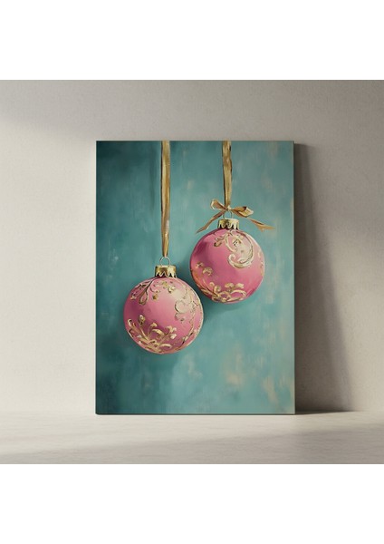 Pembe Altın Noel Süsleri Tablosu fiyatları