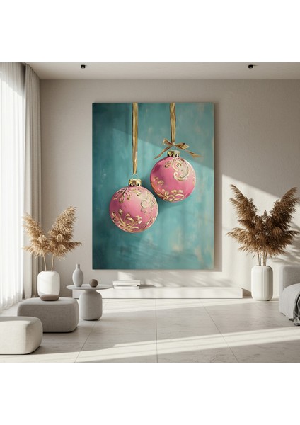 Pembe Altın Noel Süsleri Tablosu fırsatları