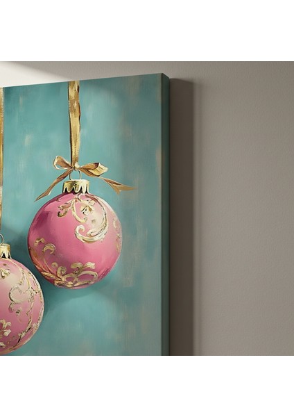 Pembe Altın Noel Süsleri Tablosu indirimleri