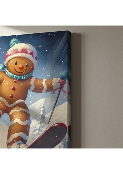 Kardan Adam Kayakçı Noel Tablosu indirimleri