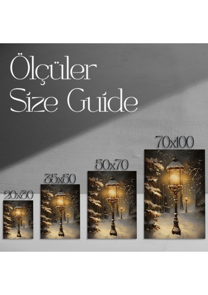 Kış Gecesi Fenerleri Tablosu modelleri