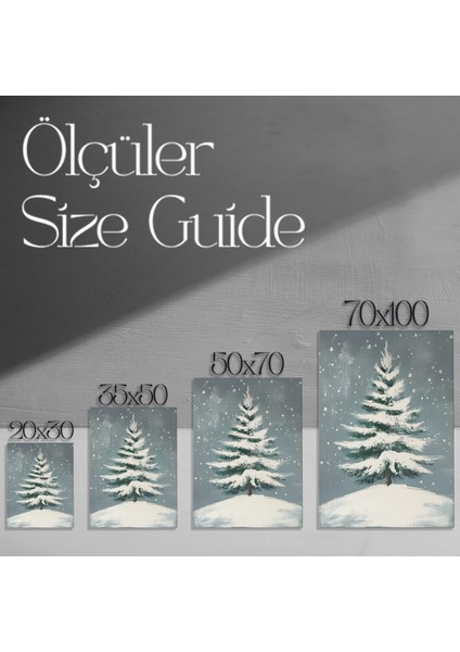 Kış Ormanı Akrilik Tablo modelleri