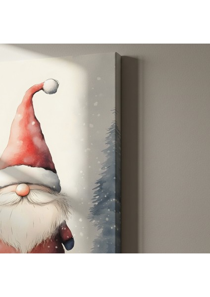 Noeli Kar Yağışı Içinde Sevimli Cüce Tablosu indirimleri