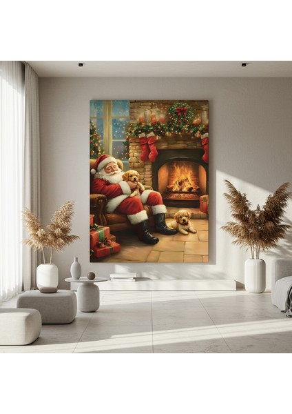 Noel Baba ve Yavruları Kış Şöleni Tablosu fırsatları