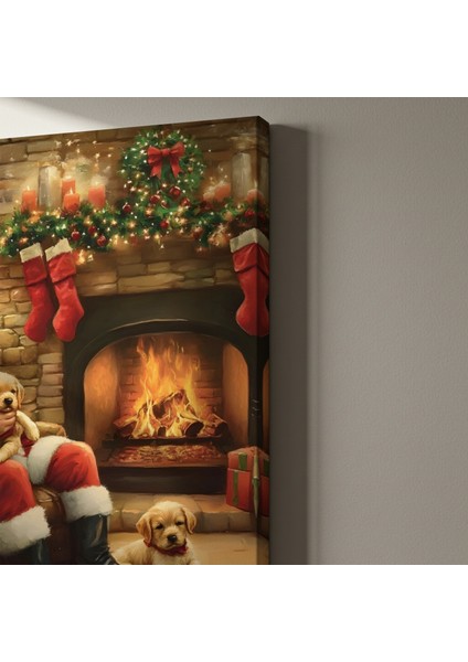 Noel Baba ve Yavruları Kış Şöleni Tablosu indirimleri