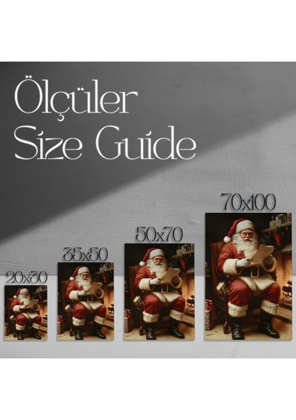 Noel Baba'nın Mektupları Tablosu modelleri