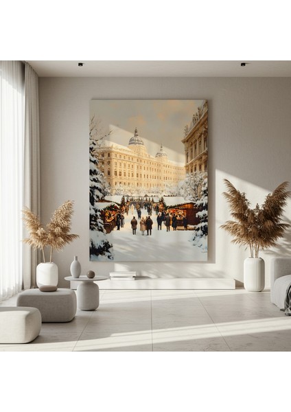 Büyülü Kış Pazarı Tablosu fırsatları