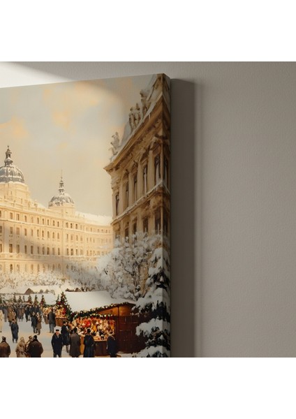 Büyülü Kış Pazarı Tablosu indirimleri