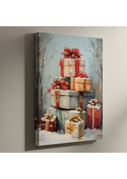 Kış Masalı Hediye Dağı Tablosu