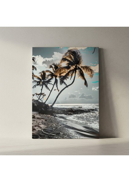 Plaj Manzarası Soyut Sanat Tablosu fiyatları