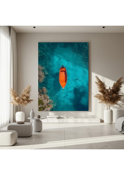Turkuaz Sular ve Portakal Tekne Tablosu fırsatları