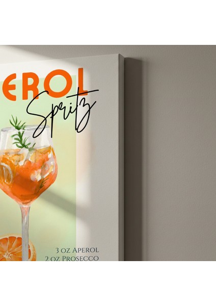 Aperol Spritz Illüstrasyon Tablosu indirimleri
