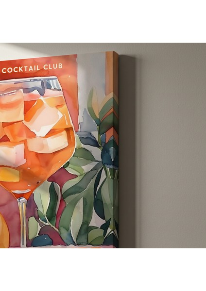 Aperol Spritz Akrilik Suluboya Tablosu indirimleri