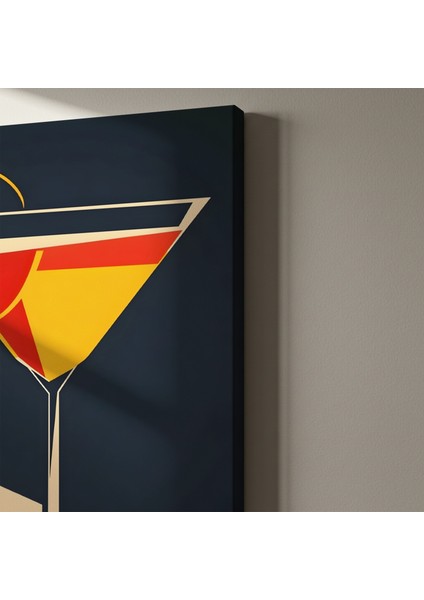 Soyut Kokteyl Illüstrasyonu Tablosu indirimleri