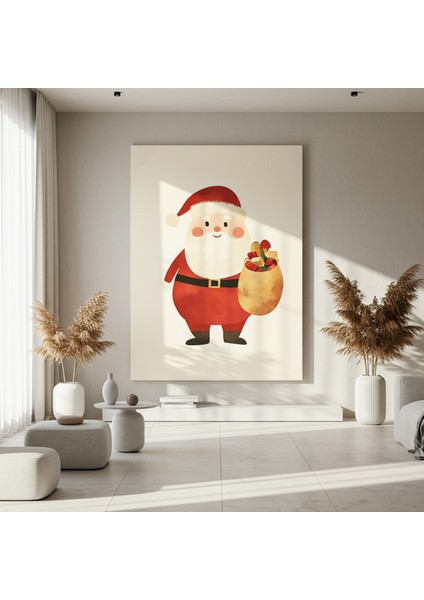 Sevimli Noel Baba Hediyeli Çanta Tablosu fırsatları