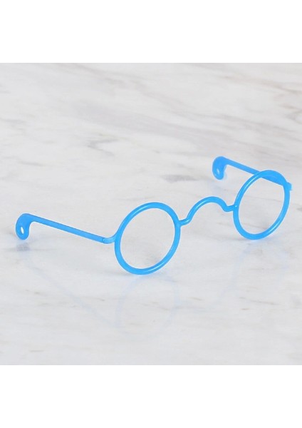 Loren Plastik Amigurumi Gözlük Koyu Mavi