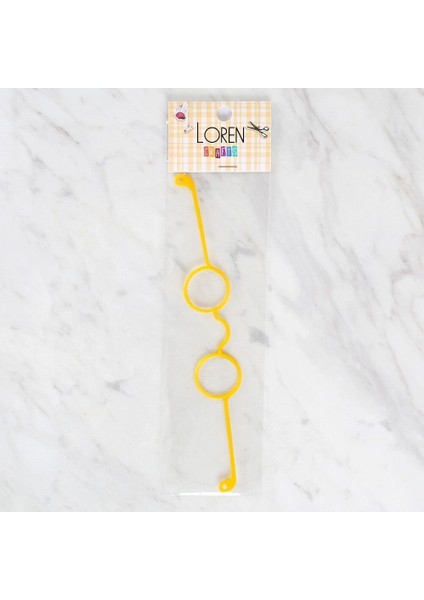 Loren Plastik Amigurumi Gözlük Sarı fiyatları