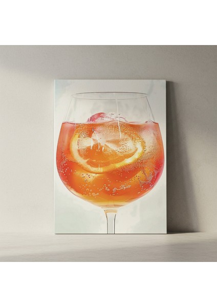 Aperol Spritz Kokteyli Illüstrasyon Tablosu fiyatları