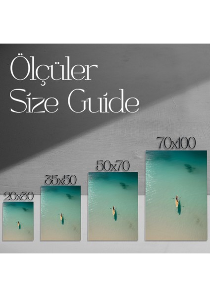 Turkuaz Su Üzerinde Stand Up Paddle Tablosu modelleri