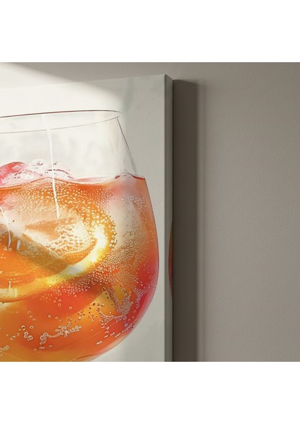 Aperol Spritz Kokteyli Illüstrasyon Tablosu indirimleri