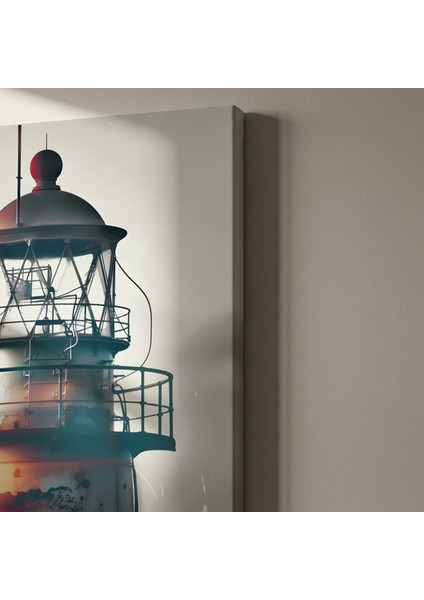 Paslı Deniz Feneri Sahil Manzarası Tablosu indirimleri