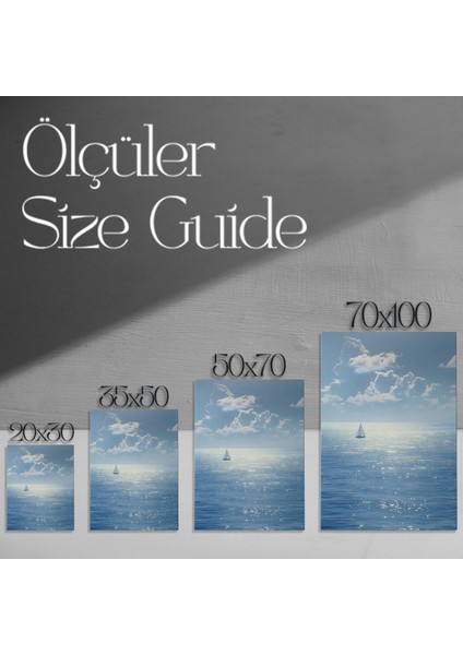 Sakin Deniz Manzarası Tablosu modelleri