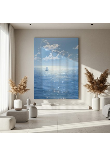 Sakin Deniz Manzarası Tablosu fırsatları
