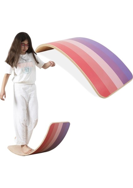 Ahşap Denge Tahtası Balance Board Doğal Ahşap Çocuk Oyuncak Oyun Tahtası fiyatları